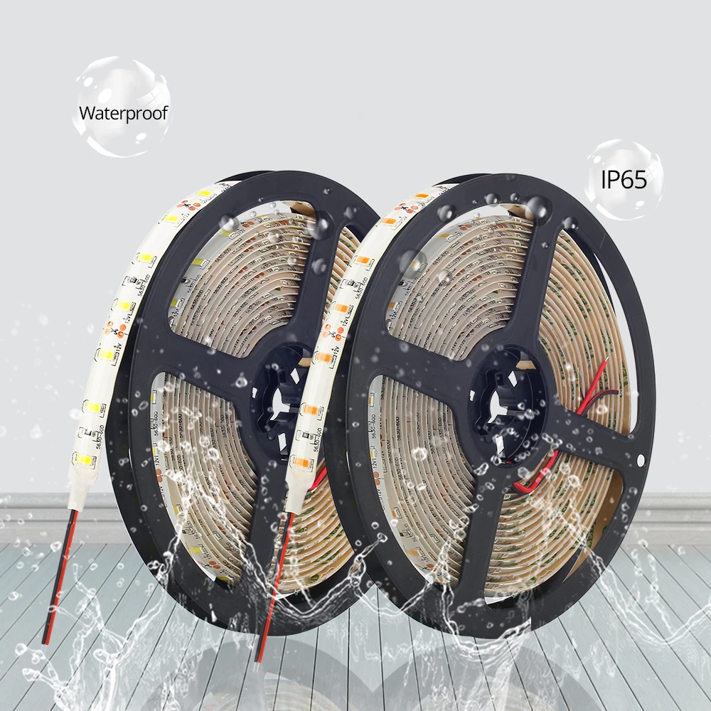 DC12V SMD5630 гибкая светодиодная лента IP65 Водонепроницаемый 60 светодиодов/м 5 м/лот