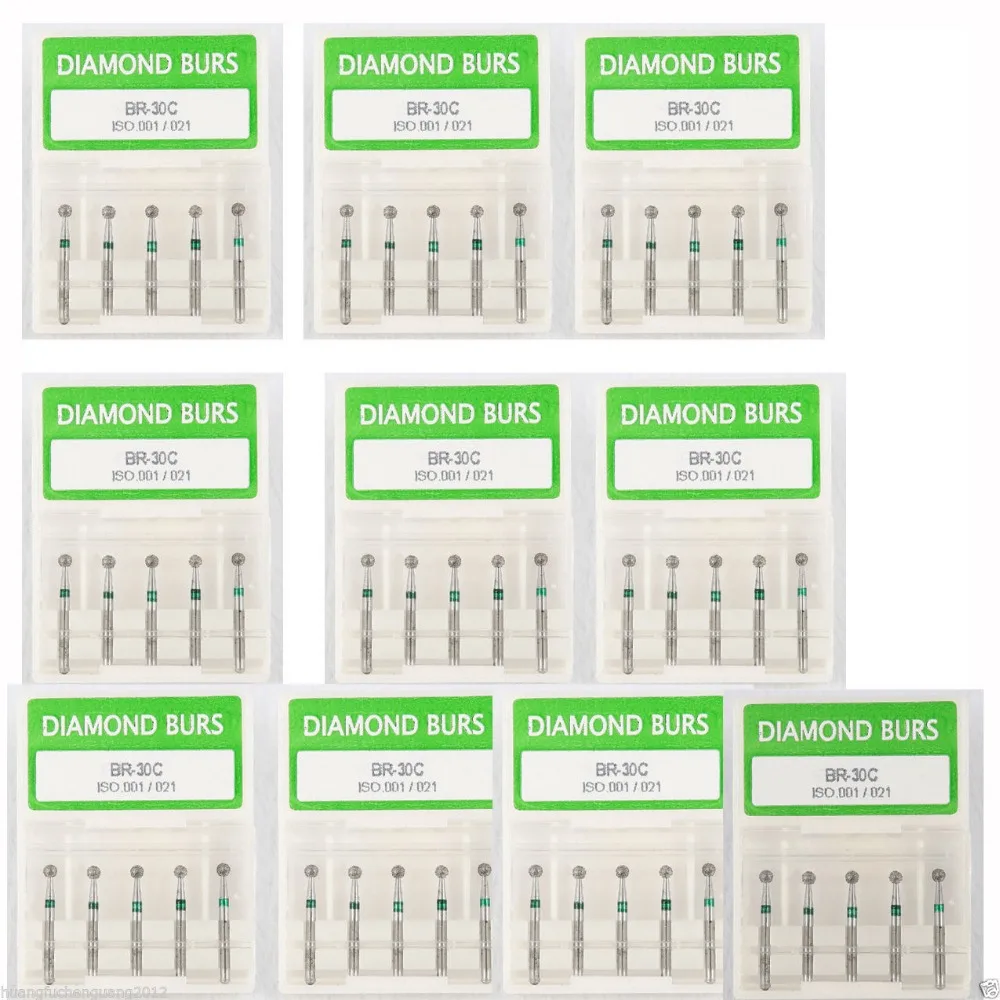 100 шт. Стоматологические алмазные боры FG 1 6 мм для высокоскоростной турбины |