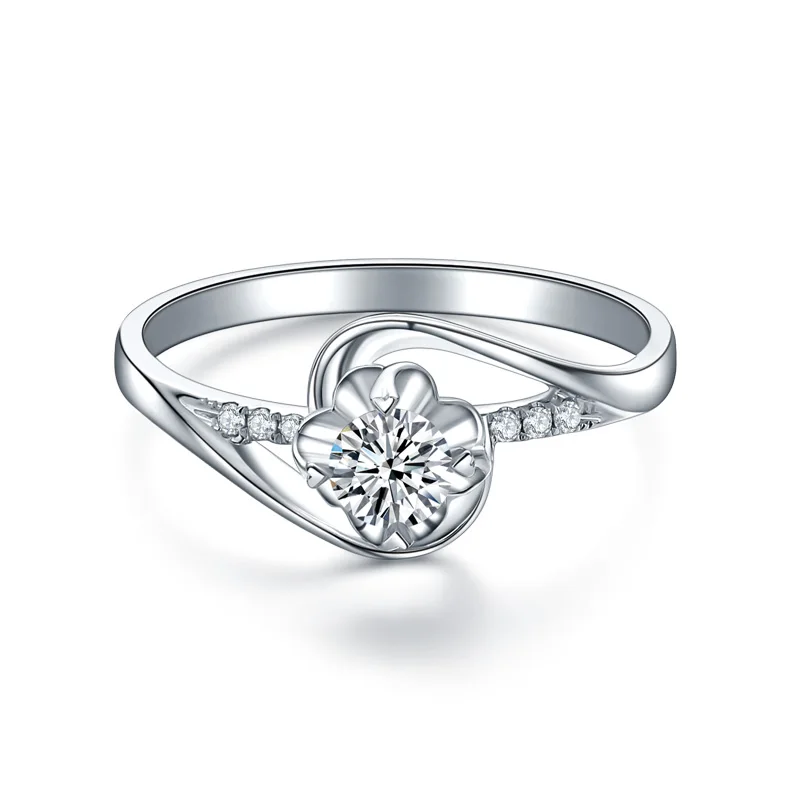 Женское кольцо из белого золота 10 к | Украшения и аксессуары