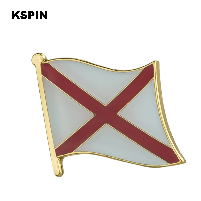 США Луизиана государственный значок флаг lapal pin на рюкзаке булавки для одежды 10