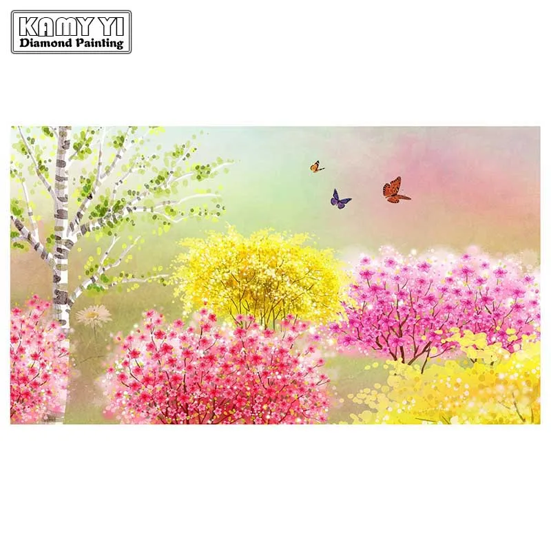 

Алмазная живопись «сделай сам», вышивка крестиком, Алмазная мозаика, алмазная вышивка, новый стиль, алмазная живопись с весенним обзором, на...