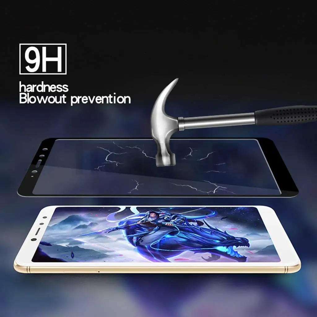 Full Cover Tempered Glass For Xiaomi Redmi S2 Screen Protector RedmiS2 Protective Film 9H S 2 Global Version | Мобильные телефоны и