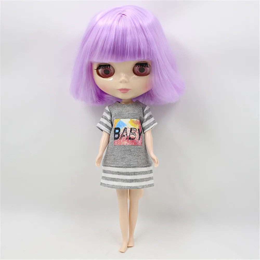 Одежда для куклы blyth милые футболки обычный стиль подходит 1/6 обычная кукла