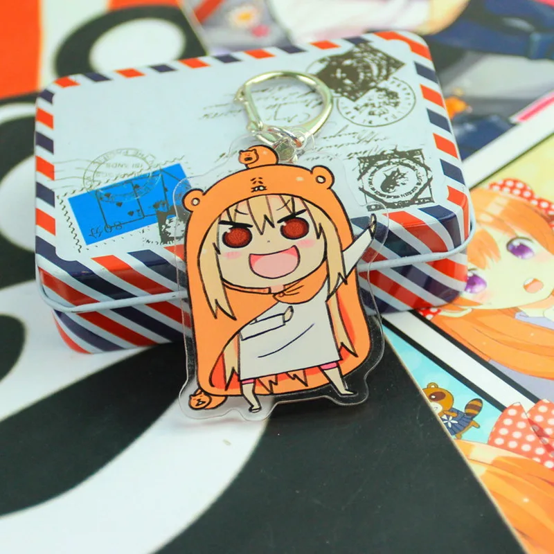 5 шт./компл. аниме Himouto! Umaru-chan акриловый брелок Коллекция держатель для ключей Шарм