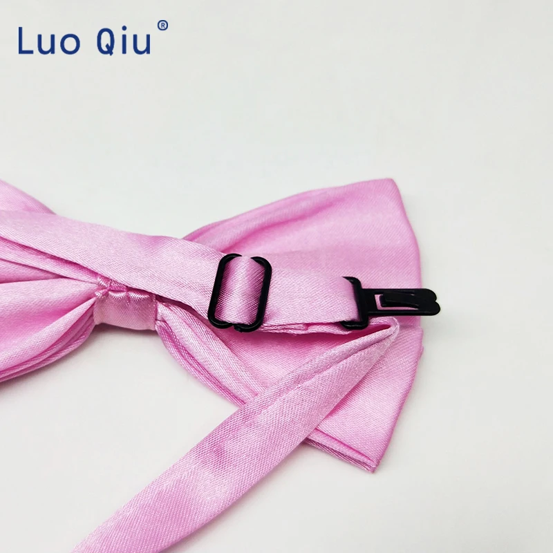 Модные галстуки в виде бабочек из полиэстера модель 2019 розовый галстук бабочка