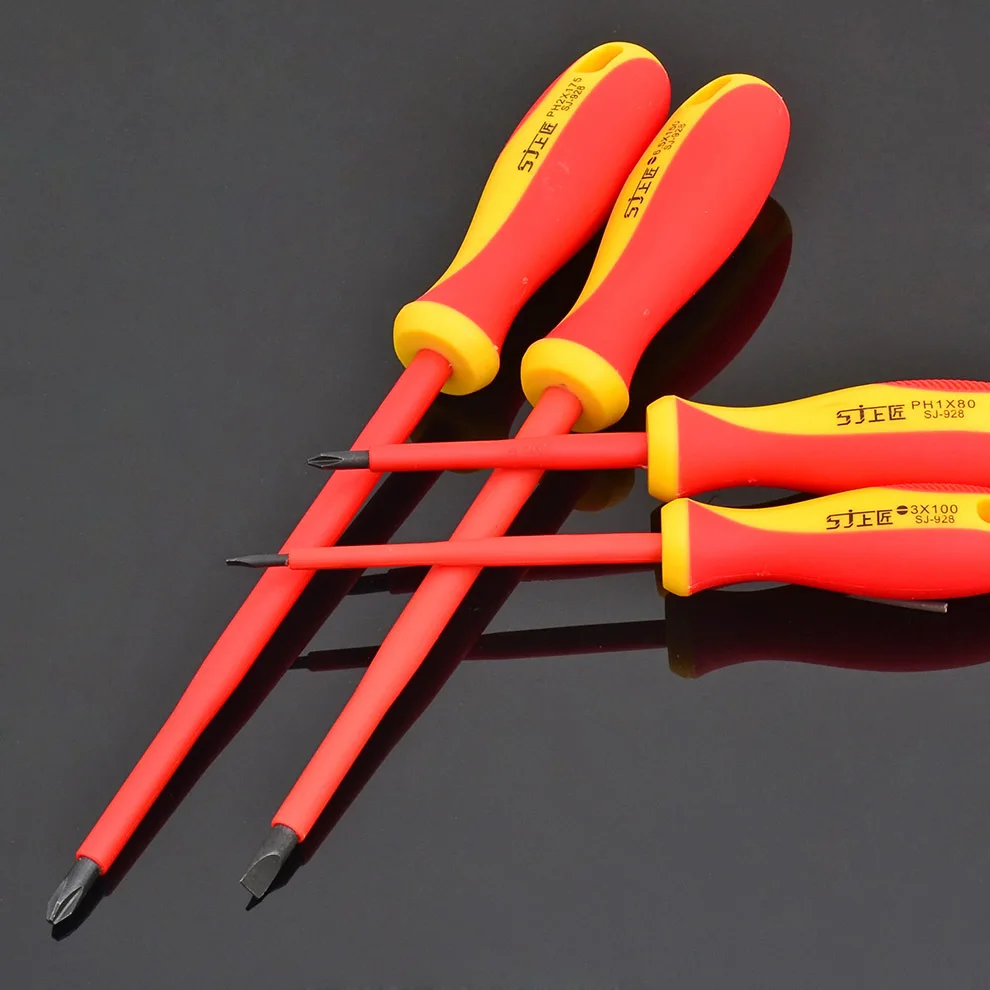 Набор отверток с отверткой 1 шт. 1000 В набор крестообразной шлицей из материала для