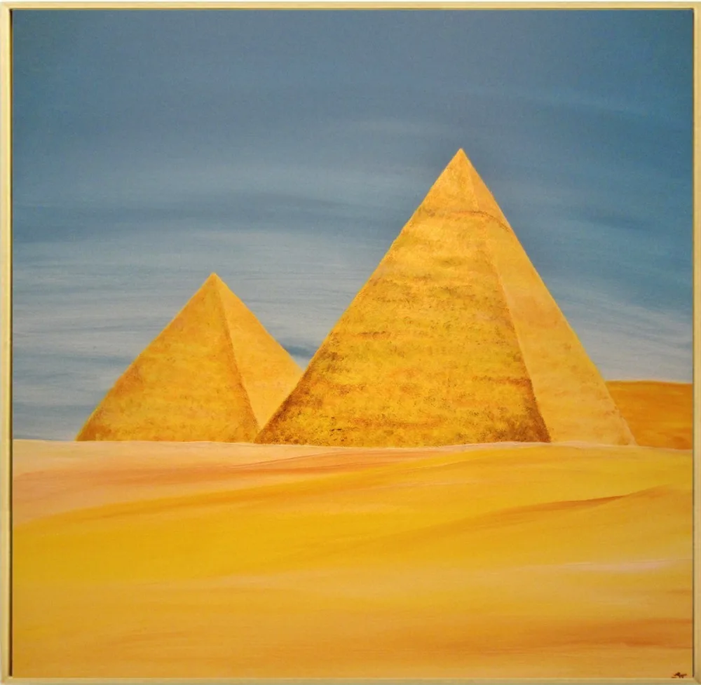 Egypt Pyramid Artwork Posters and Prints Wall art Decorative Picture Canvas Painting For Living Room Home Decor Unframed | Дом и сад