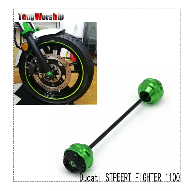 

Бесплатная доставка, CNC модифицированный мотоциклетный передний колесный шарик/амортизатор для Ducati STPEERT FIGHTER 1100 2008-2009
