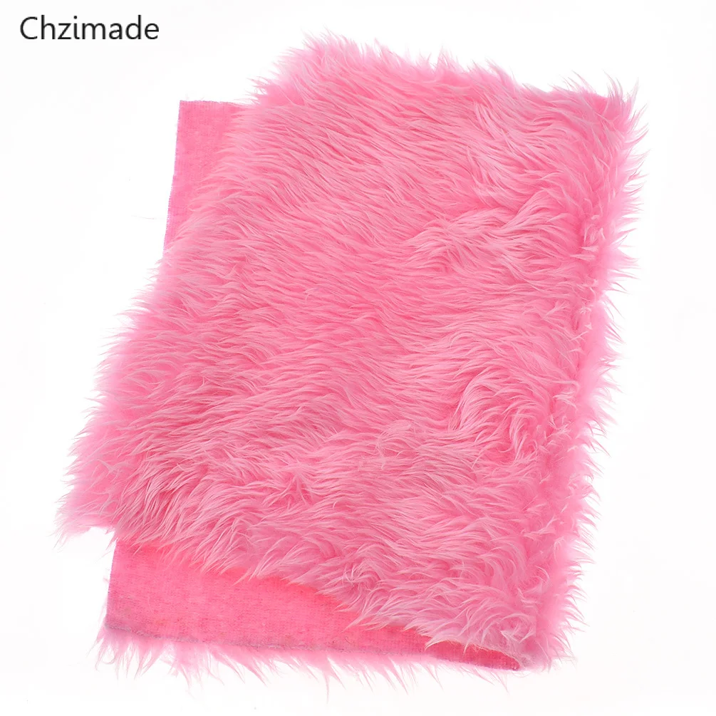 Pink Lychee Life 1 ярд 91X152 см искусственный Лисий мех ткань мягкая кожа ткань для рукоделия одежды шитье украшения - Цвет: Pink