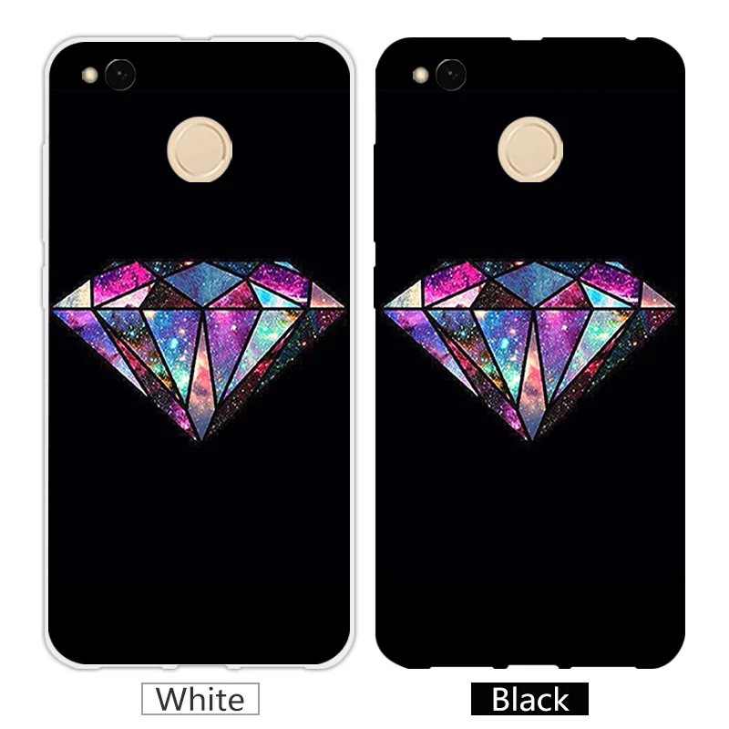 for Xiaomi Redmi 4X 4 X Case Soft Silicone For Redmi4X xiomi 4x Black Cover 5.0 inch Phone Moon Capa |
