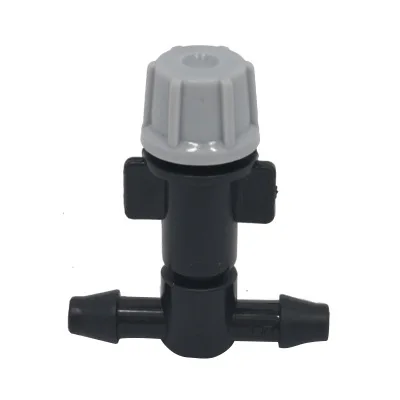 

50 Pcs Gray Sprinkler Heads Nozzle + Tee Joints for Misting Watering Irrigation Lawn Sprinkler for 1/4 Inch Hose