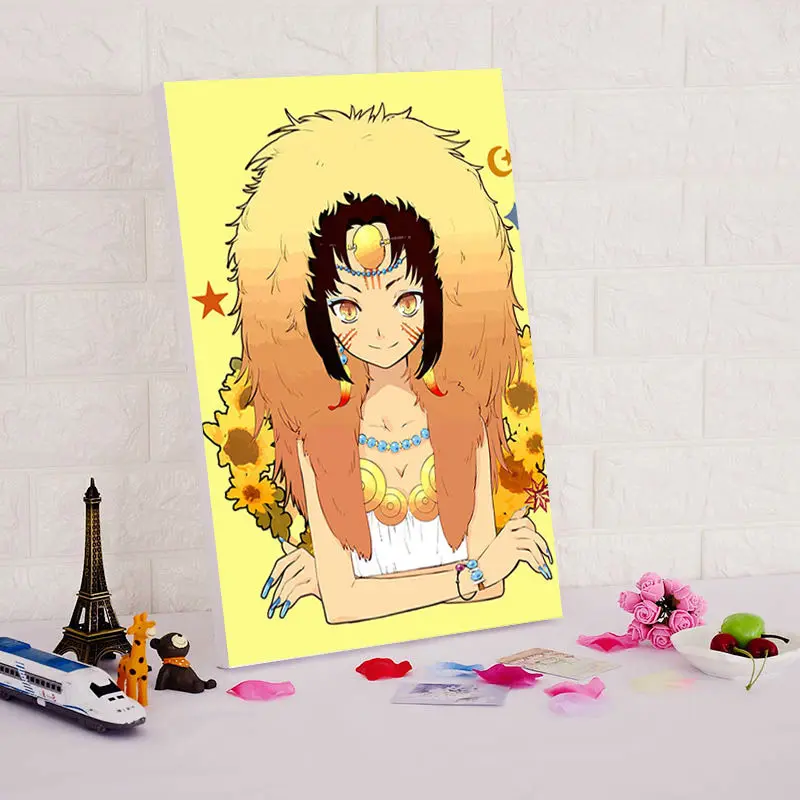 diy digital painting Leo paint by numbers cartoon posters coloring birthday gift oil | Дом и сад