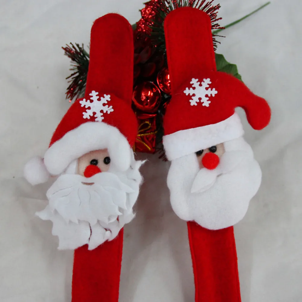 1 шт. Ткани Рождество Погладить Круг Рождественские украшения Xmas Декор