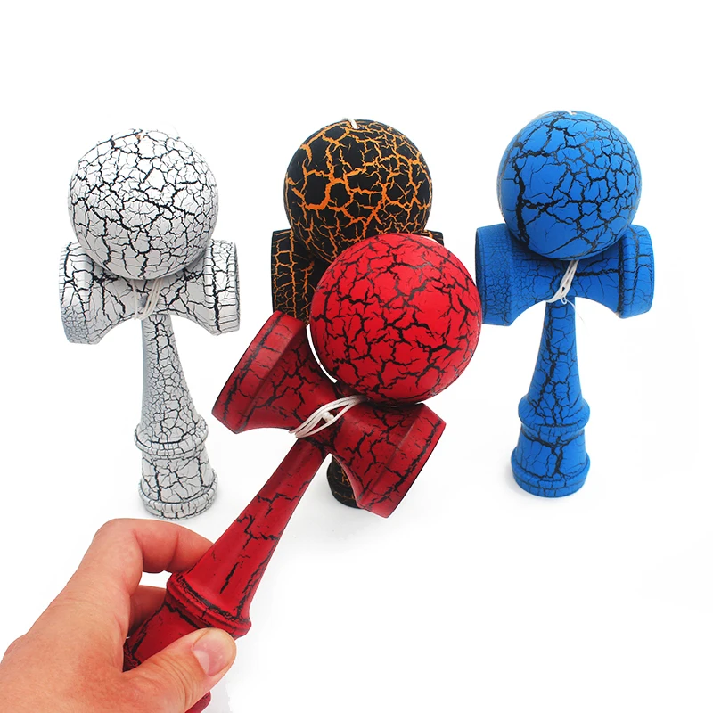 Высококачественные деревянные наружные спортивные игрушки Kendama трещины бука деревянные игрушечные мячи для детей и взрослых игрушки открытый мячик для жонглирования подарок на день рождения