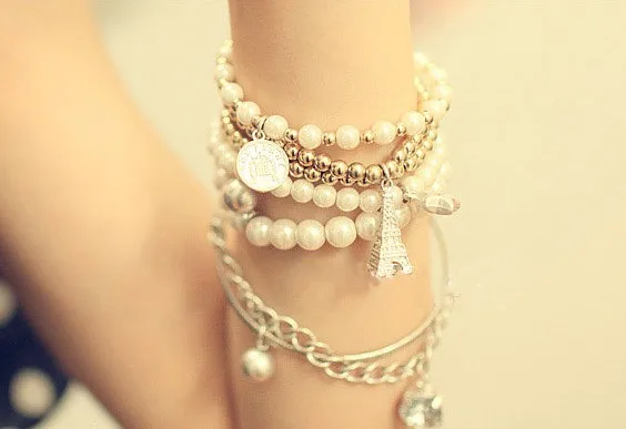 Заклепки разных размеров с двумя отверстиями и имитацией жемчуга|beads diy|jewelry