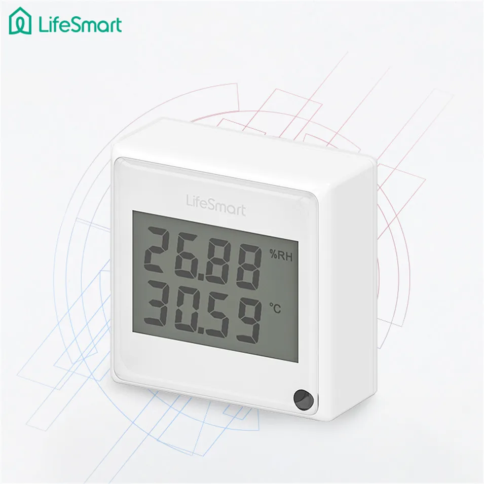 Lifesmart Многофункциональный Защита окружающей среды Сенсор 433 мГц монитор Крытый