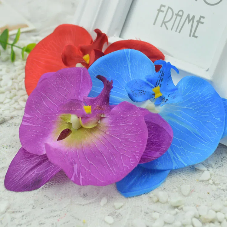 Искусственные цветы хорошее моделирование шелк Моделирование цветок фаленопсис