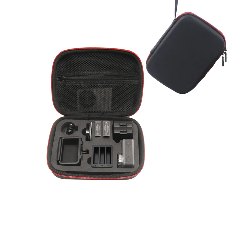 

PU Waterproof Case Portable Bag Battery Charger Protective Cover Storage Box For Dji Osmo Aciton Camera Accessories