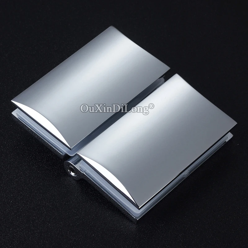 Новинка 2 шт. безрамочные дверные петли из цинкового сплава для душа