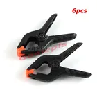6 шт., пружинные зажимы из твердого пластика
