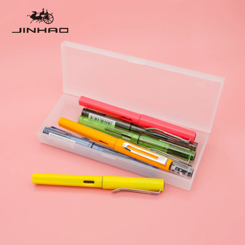 Новая цветная Шариковая ручка jinhao 599A высококачественные пластиковые шариковые
