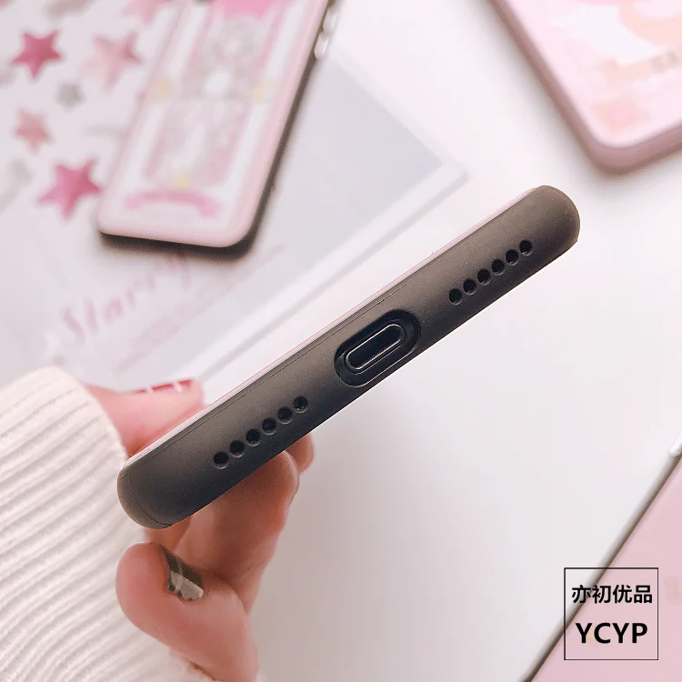 Для samsung S10 Plus S10E Sakura Card Captor закаленное стекло мультфильм аниме силиконовый чехол для samsung galaxy S9/S8 Plus Note 8 9