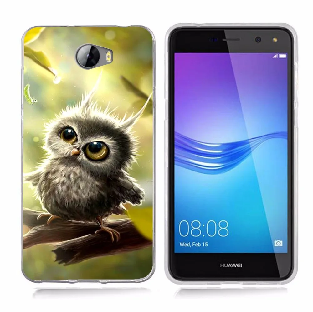 Для huawei P9lite/P8 Lite 2016 2017 Y5 II 2 Y5ii/Y6II компактный с милой собачкой рисунком в виде сов