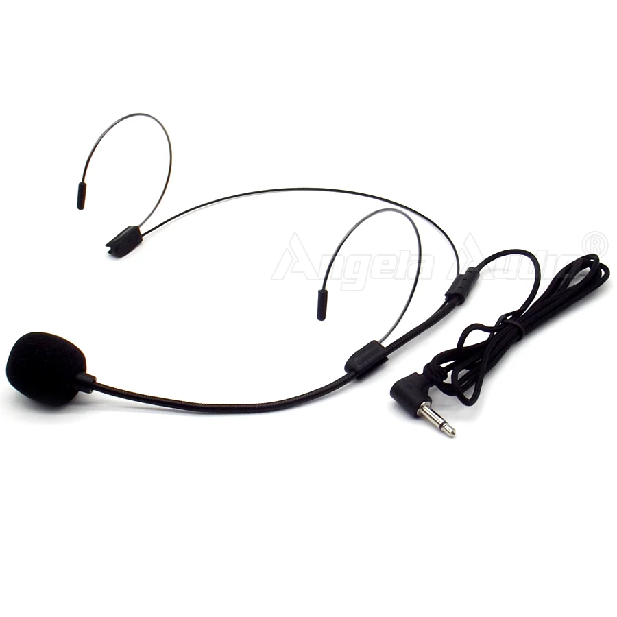 Черный 3 5 мм разъем гарнитура конденсаторный микрофон для компьютера