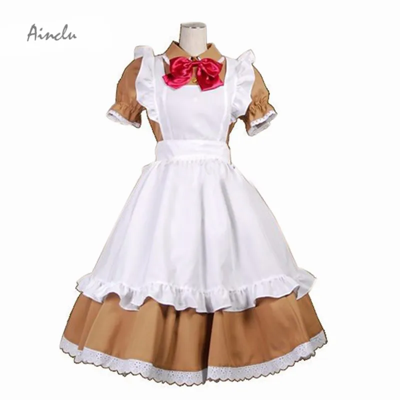 Ainclu лидер продаж костюм для косплея Axis Powers Hetalia Maid Chibi Romano Женский на Хэллоуин