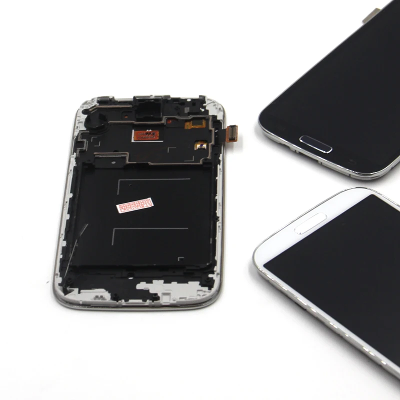 i9505 i9500 LCD For Samsung Galaxy S4 Screen with Touch Display Digitizer frame Assembly Mobile Phone White Dark Blue | Мобильные