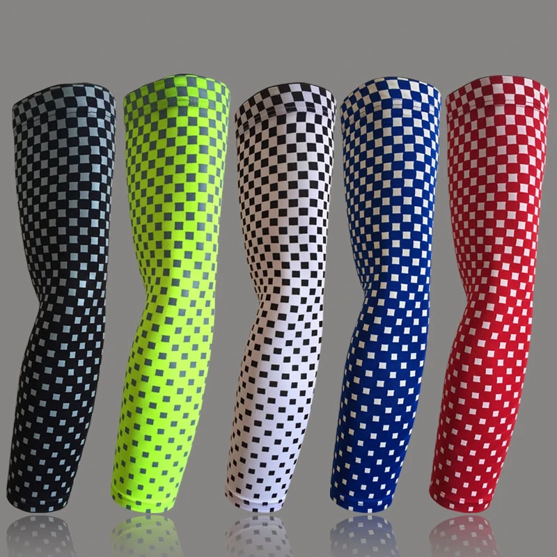 

1 Pair Spandex Arm Warmer Bike Basketball Elastic Compression Arm Sleeves Cycling Sun uv Protective Armbands manicotti ciclismo