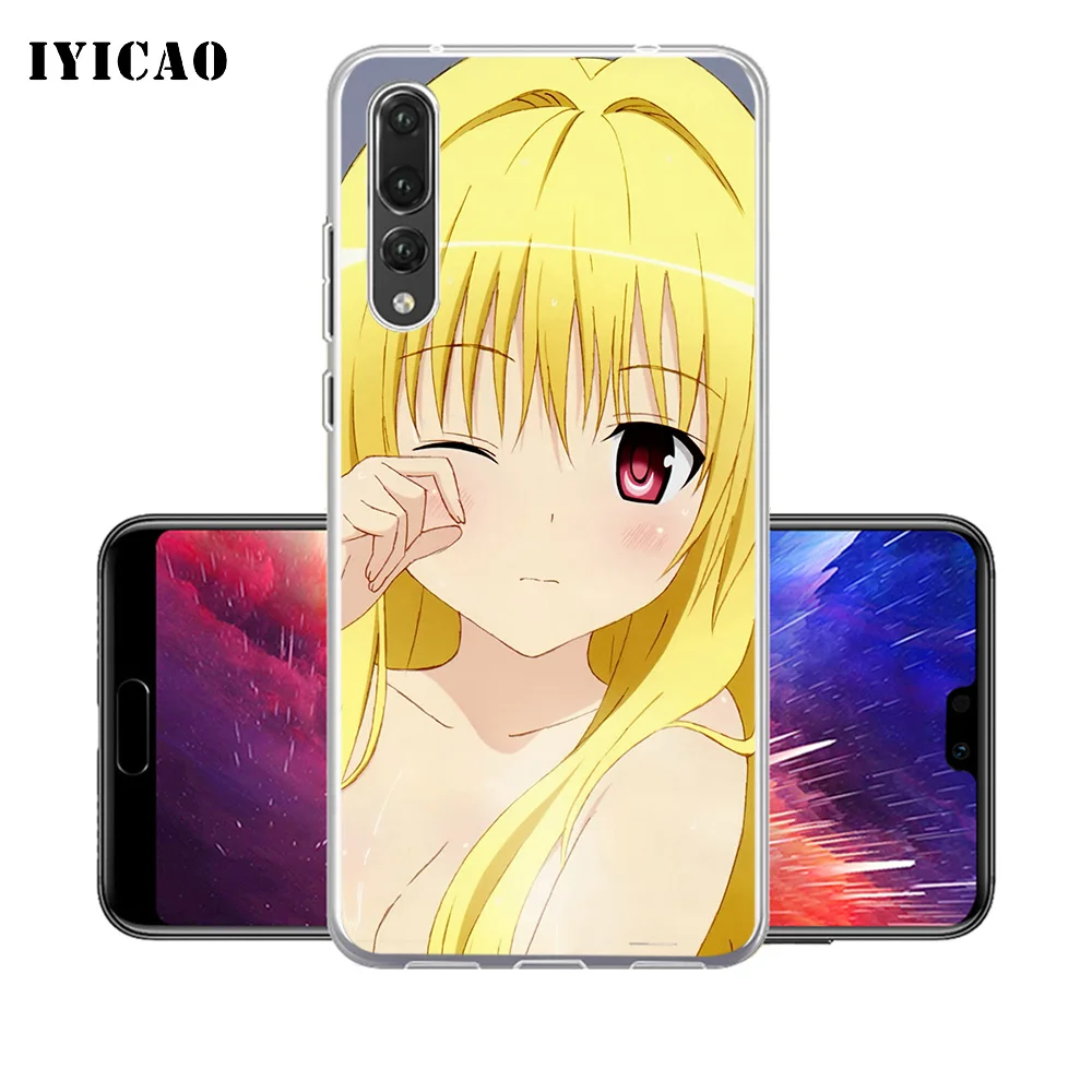 IYICAO To Love Ru Мягкий силиконовый чехол для телефона Huawei P30 P20 Pro P10 P9 P8 Lite P Smart из ТПУ |