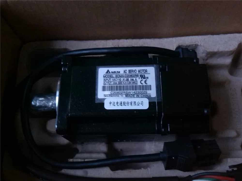 

New Delta 200W servo motor ECMA-C20602RS/GS/ES