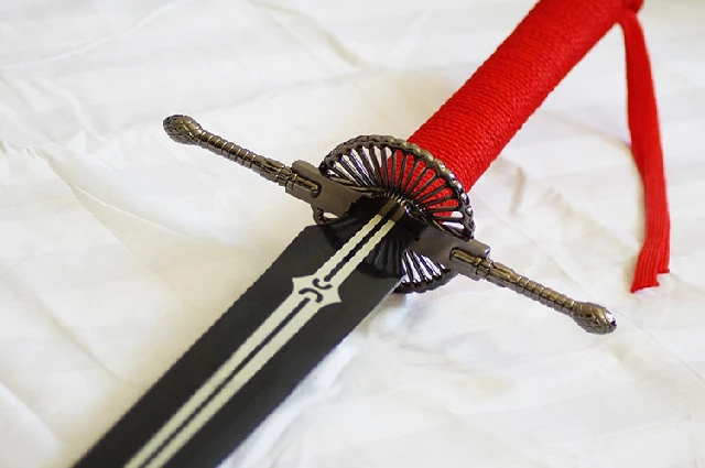 S0442 японский аниме MAI MY HIME MINAGI MIKOTO MIROKU меч с черным футляром 45&quot|black sword|sword swordsword