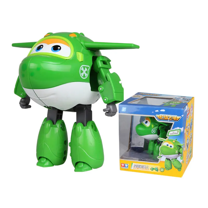 With Box Mira 15 см Mira Super Wings большой размер Самолеты Трансформация Робот фигурки игрушки Супер крыло мини Джетт игрушка для Рождественский подарок - Цвет: With Box Mira
