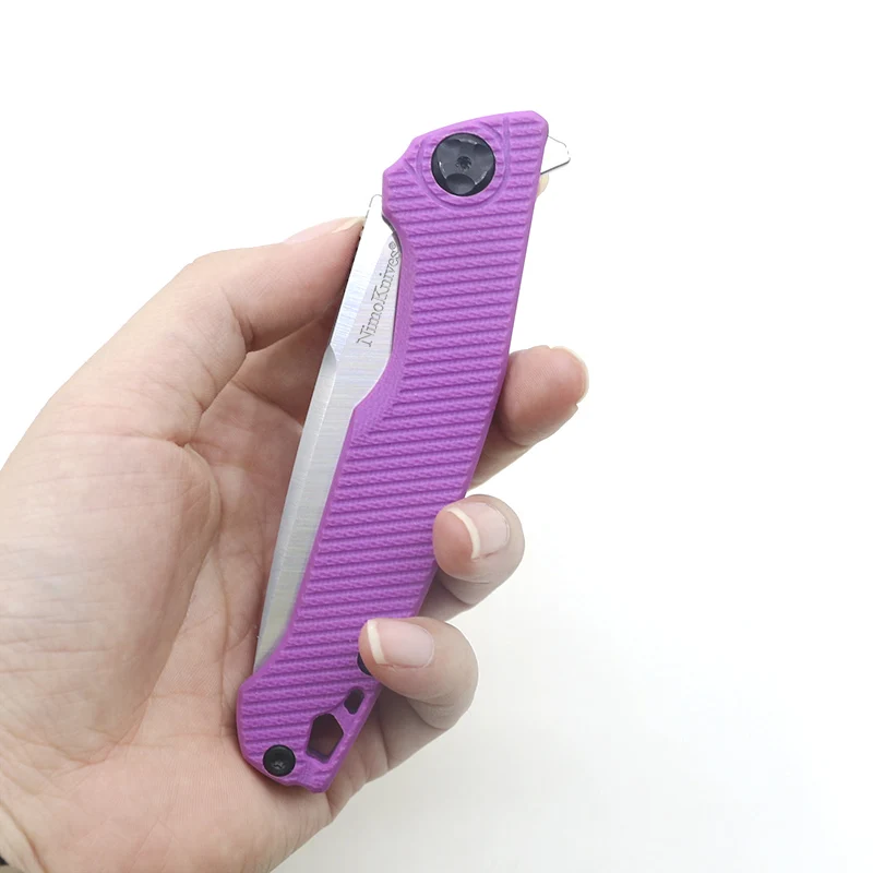 Nimoknives & Fatdragon оригинальный дизайн складной нож 9cr18mov edge Открытый