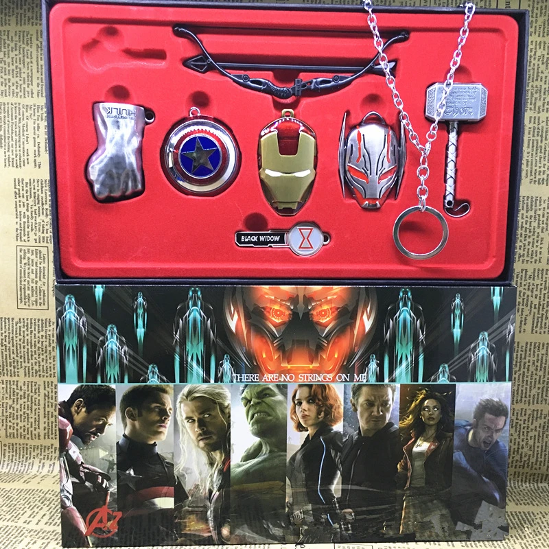 Мстителя 2 Железный человек характер оружие ролевой игры Тор молоток ожерелье