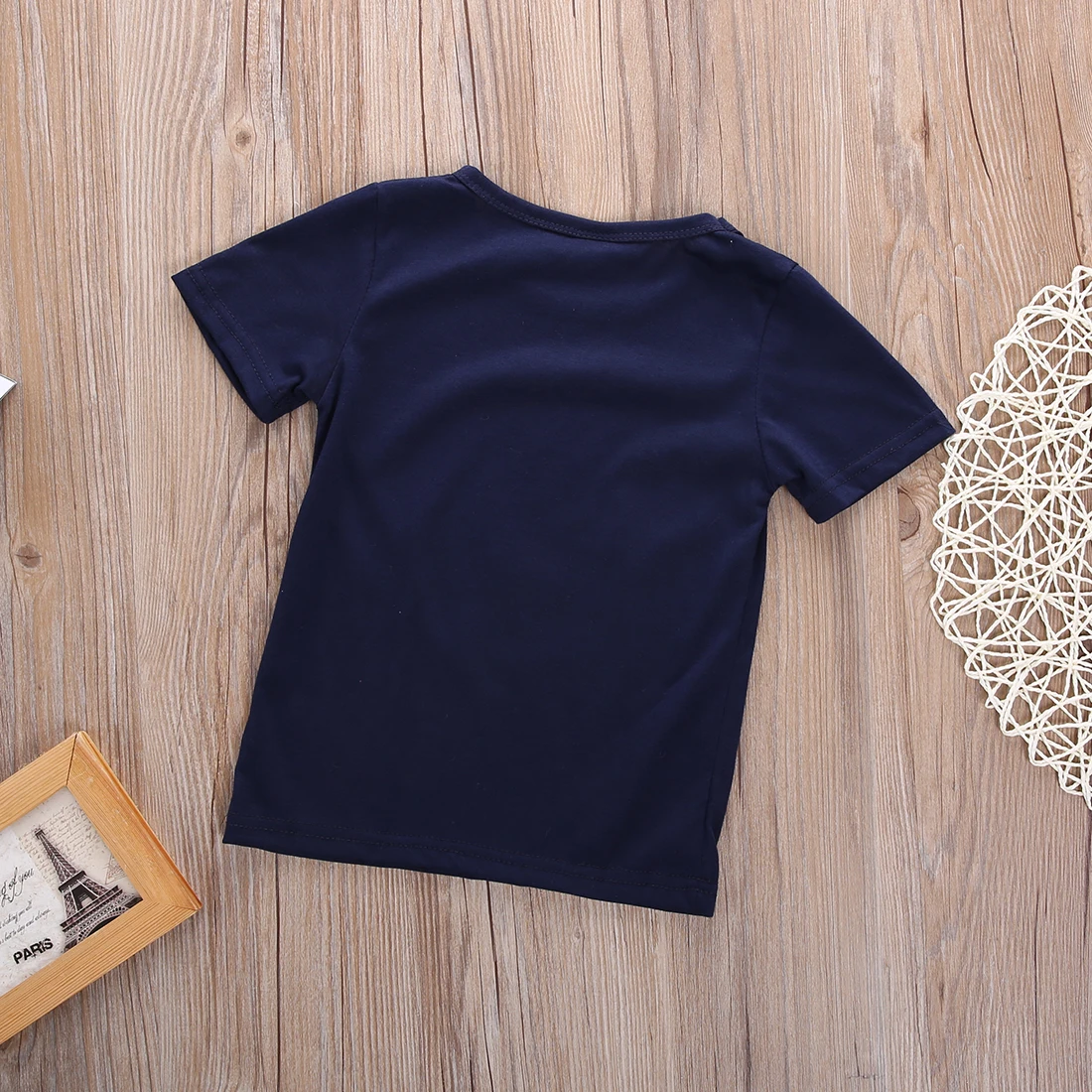 Синяя крутая футболка с короткими рукавами и принтом самолета для мальчиков