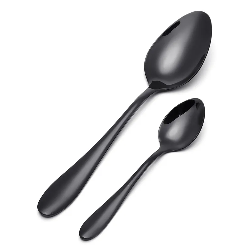 KCASA 1 шт. нержавеющая сталь черная Западная Посуда столовая посуда столовые