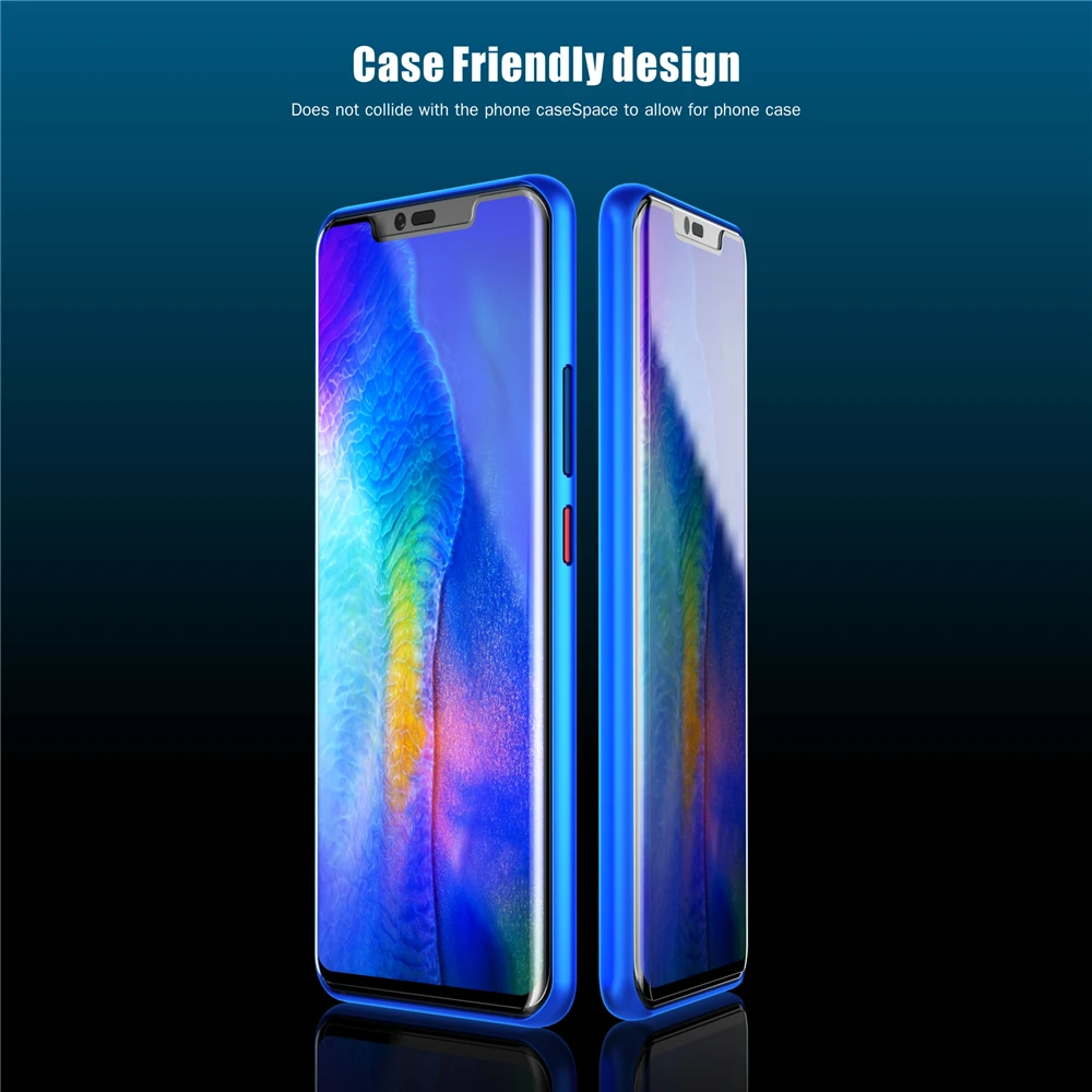 

Vothoon Tempered Glass For Huawei Mate 20 Pro 6D Full glue Curved edge Screen Protector Case Friendly Design