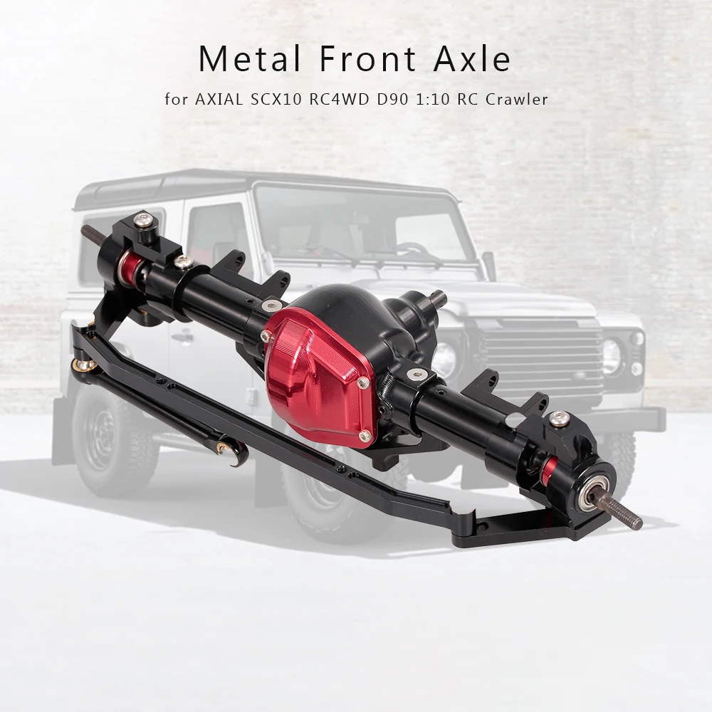 RC Car Parts 1/10 Crawler Metal Front &amp Rear Axle CNC Machined for AXIAL SCX10 RC4WD D90 Truck Toys | Игрушки и хобби