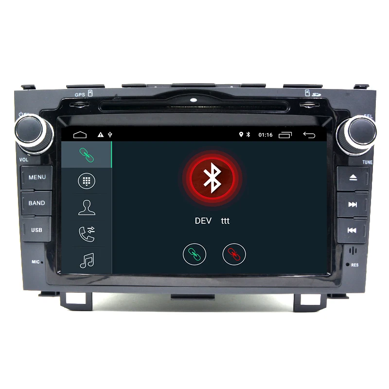GPS навигатор для HONDA CRV 2007 2011 автомобильный монитор 8 дюймов 2 din Bluetooth RDS радио