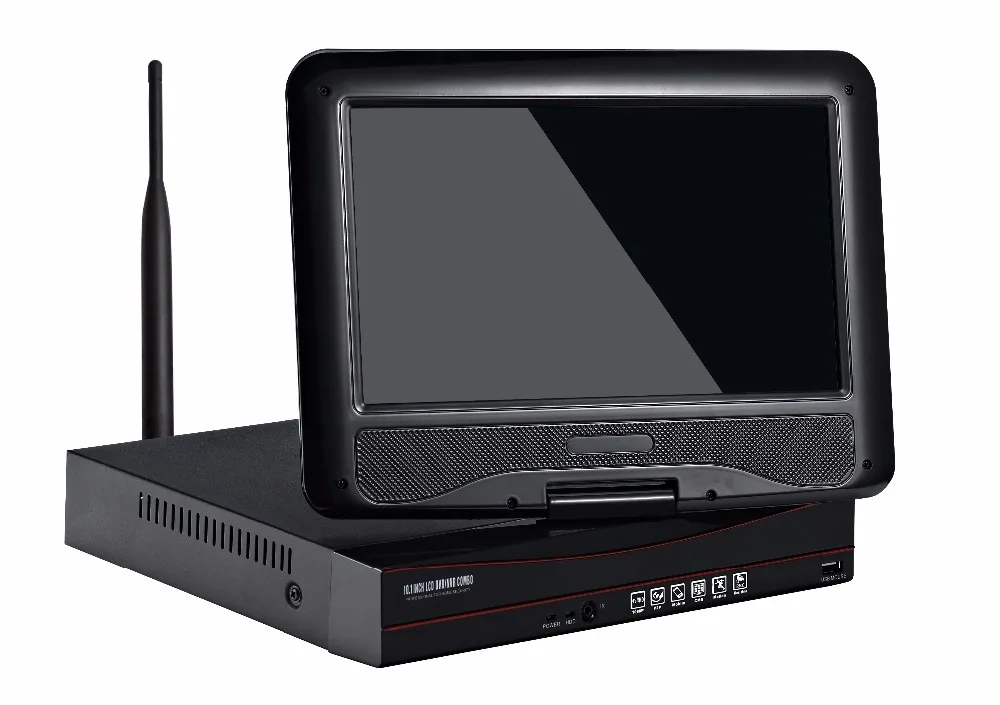 CCDCAM 4CH Wifi NVR Kit 1.0MP система безопасности 960P IP камера с 10 дюймовым экраном NVR|wifi ip