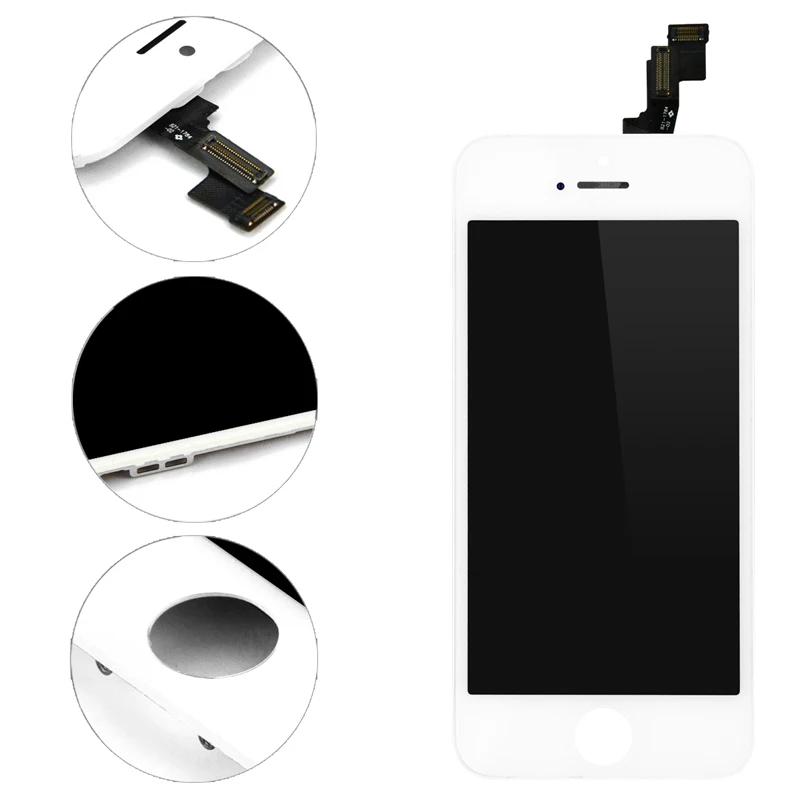 1 шт. OEM дисплей для Apple iPhone 5 5s 5c 6 6s ЖК дигитайзер Assemby AAA экран Запасные части 100% без