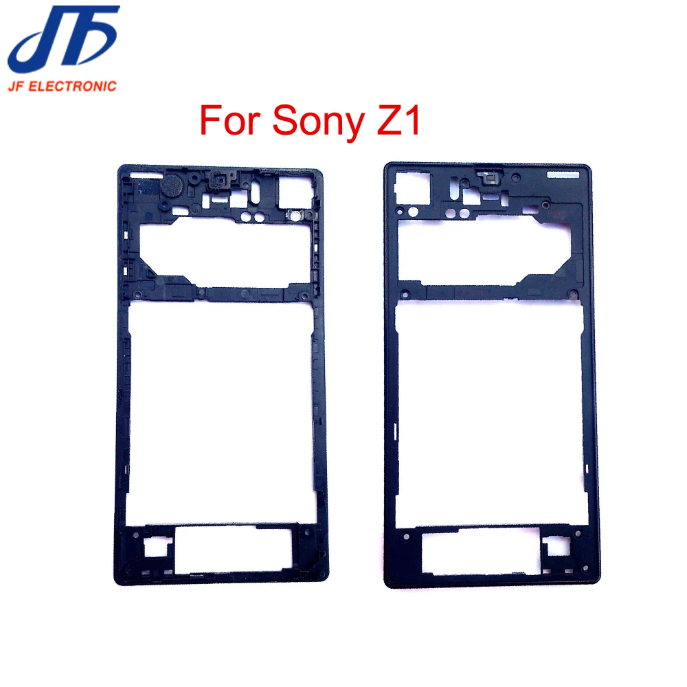 10 шт./лот для Sony Xperia Z1 L39H C6903 металлическая средняя рамка корпус с клейкой