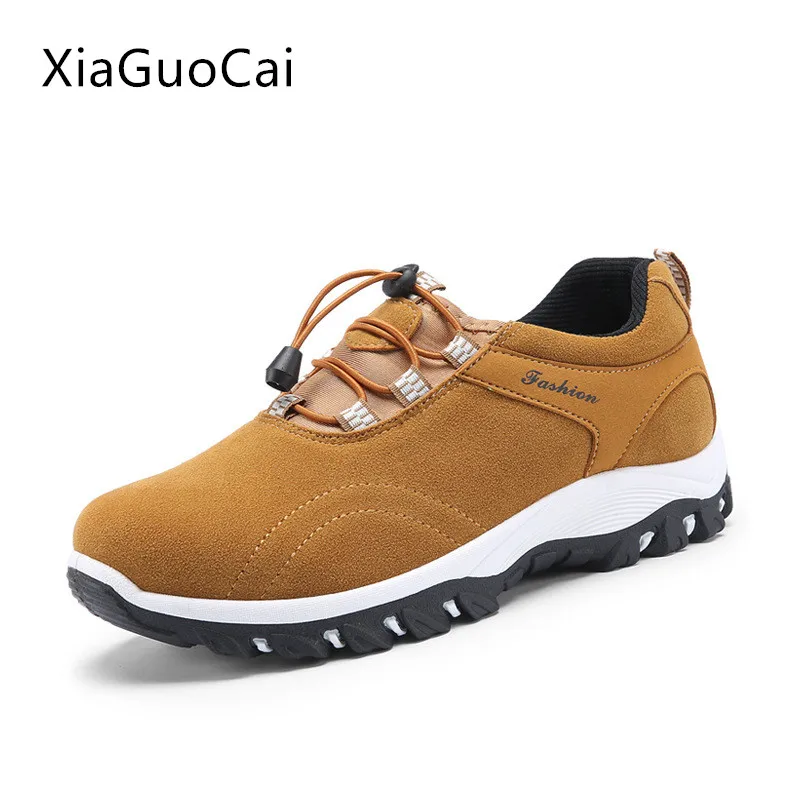 

2017 Men Fashion Casual Shoes Breathable Sneakers Outdoor Rubber Spring Men Trainers Suede Autumn Shoes X1003 35
