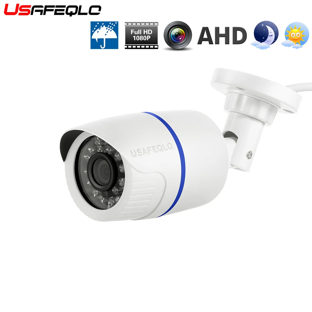 USAFEQLO AHD камера 1080P 2.0MP мощный блок светодиодов водонепроницаемая инфракрасная