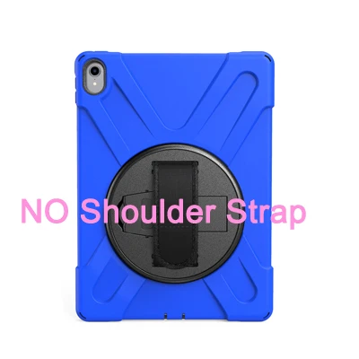 dark blue ST Для Apple ipad 11 чехол 360 детский безопасный противоударный защитный чехол с ремешком на руку и плечевым ремнем Чехол для ipad Pro 11 дюймов A2013 - Цвет: dark blue ST