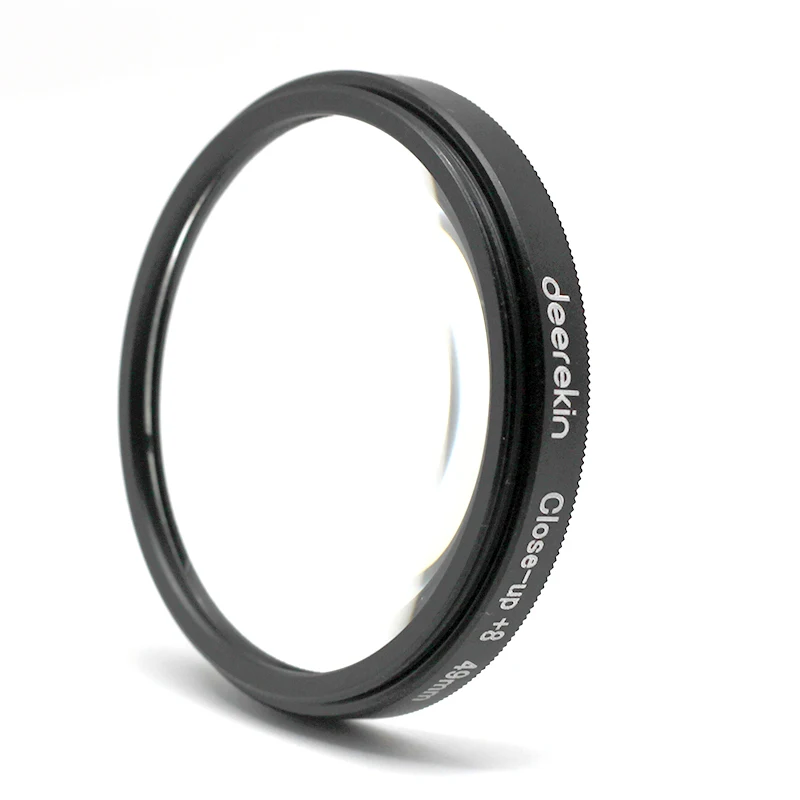 Deerekin макро-фильтр для объектива крупным планом+ 8 крупным планом для Canon sony Nikon Fujifilm Panasonic объектив 40,5 мм 49 мм 52 мм 55 мм 58 мм