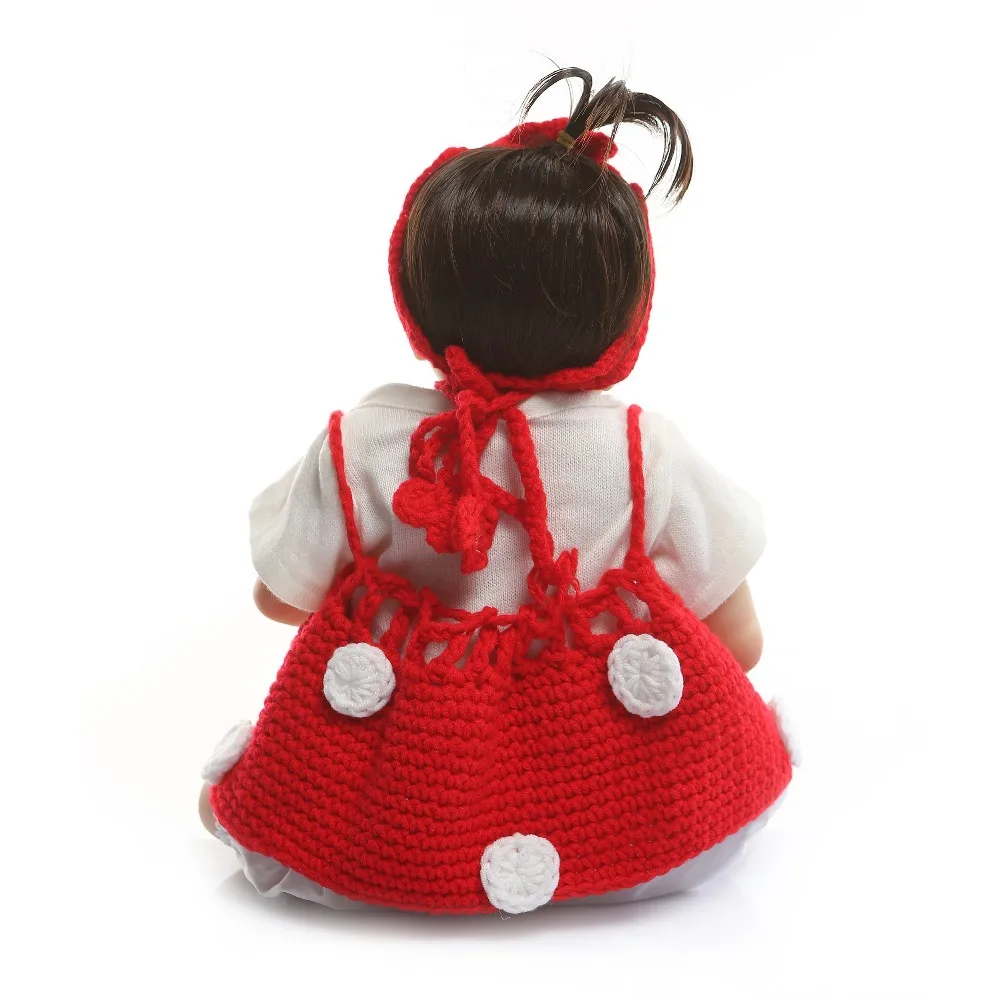 NPK Bebes Reborn Dolls 48 см Reborn Baby Doll полностью виниловый силиконовый для новорожденных кукольные бонеки целое тело кукла для детей Подарки